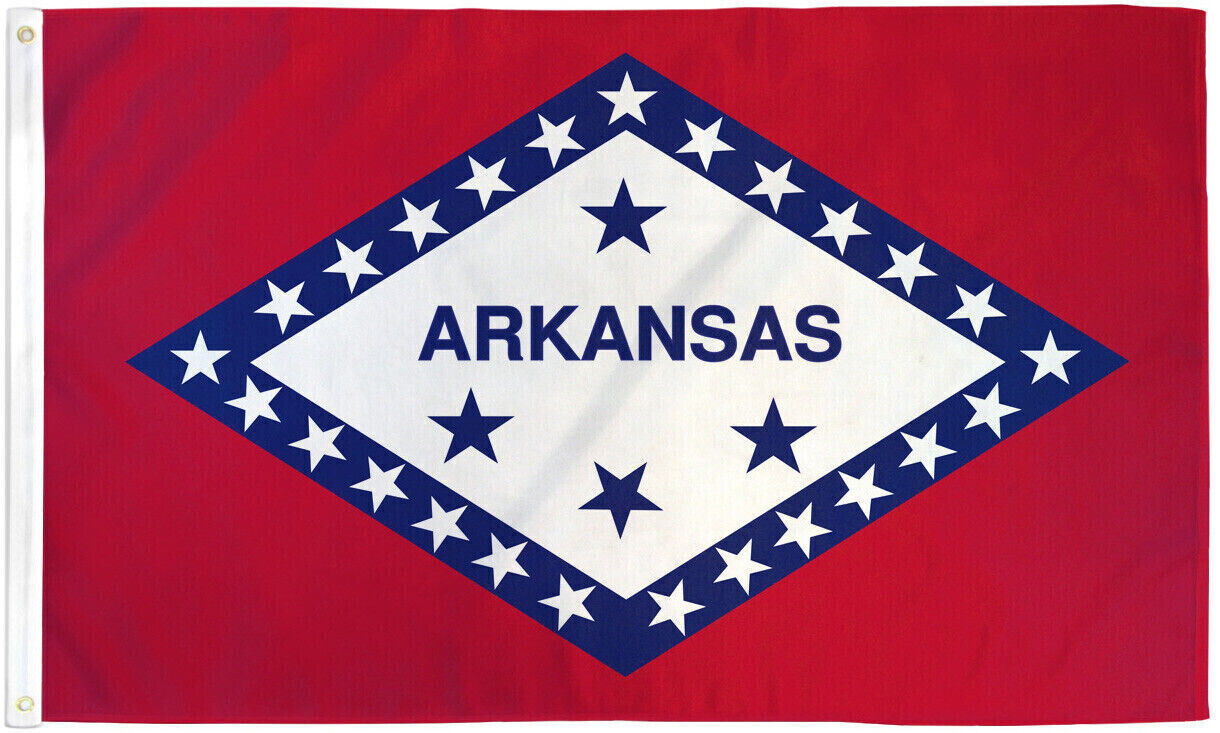3x5 Arkansas Flag 3'x5' House Banner grommets super polyester 100D