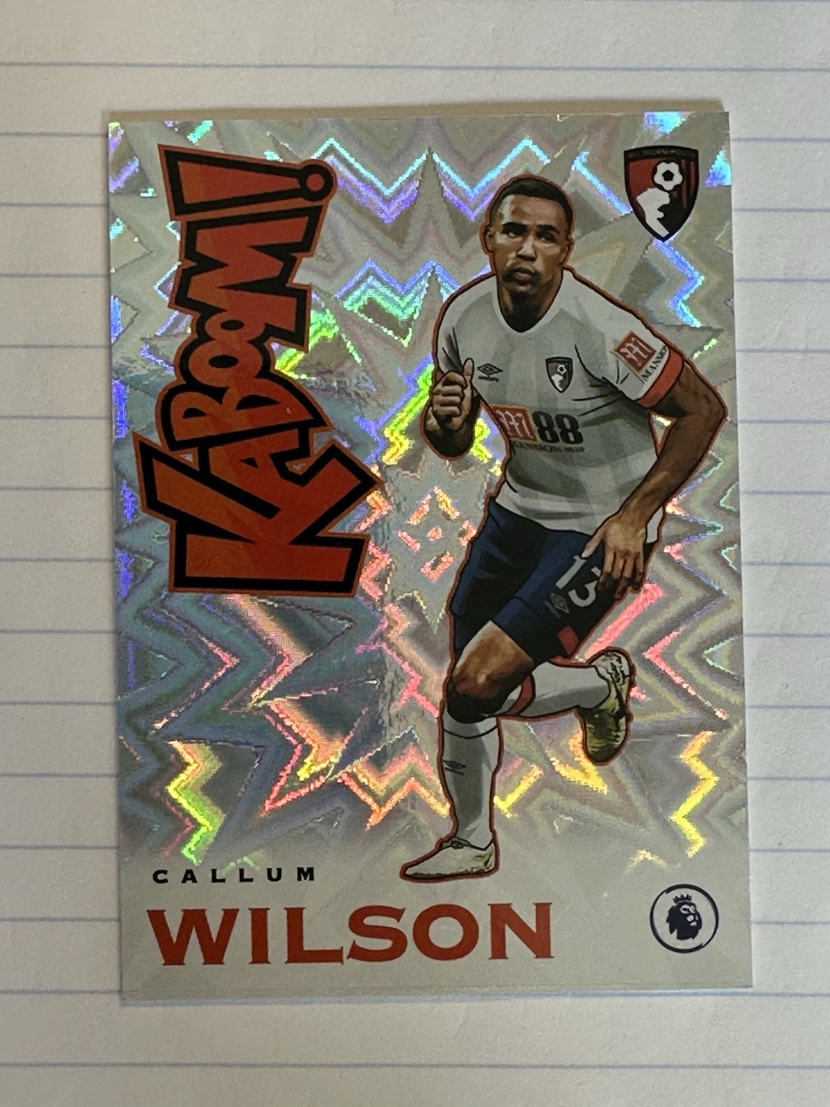 2019 Panini Prizm Premier League Callum Wilson Kaboom! #K-1 Bournemouth