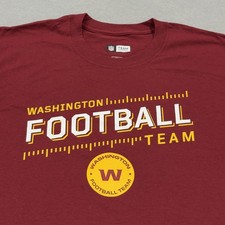 Washington Football Team Shirt Mens XL Burgundy NFL Football Redskins Commanders
