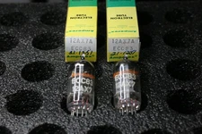 Amperex ECC83 / 12AX7A West Germany Siemens Munich Gray Plate Halo Getter NIB***