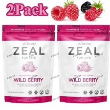Zurvita Zeal for Life – 30-Day Wellness Bag (Wild Berry Flavor) – 420g US STOCK