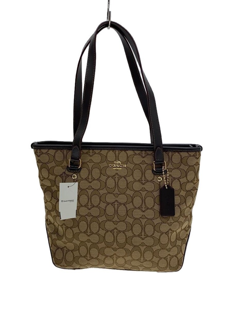 COACH Handbag Canvas BRW Total pattern M1657-F58282