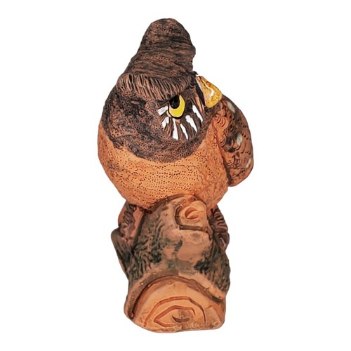 Casals Ceramics de Peru Terracotta Brown Owl on Limb Figurine - Vintage MCM - Picture 7 of 10