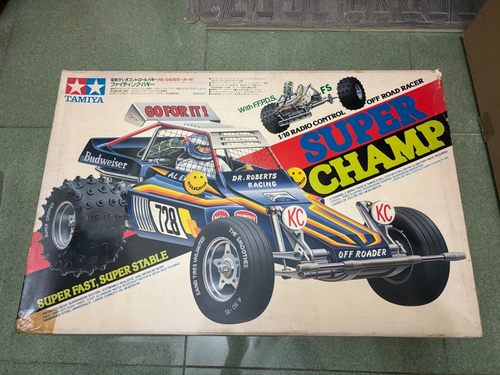 TAMIYA NO.5834 1/10 R/C OFF ROAD RACER SUPER CHAMP FIGHTING BUGGY - Afbeelding 1 van 17