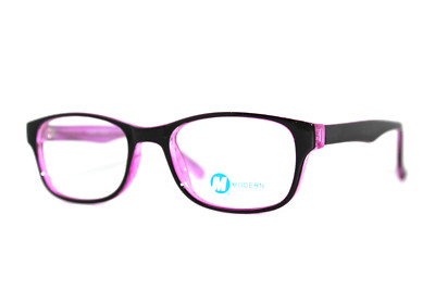 NEW MODERN OPTICAL HUMOR BLACK FUCHSIA AUTHENTIC EYEGLASSES  FRAME 47-18-130MM