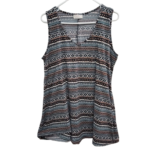Robe Bobbie Brooks - Taille S - Motif Abstrait Multicolore - Style Boho - Neuf étiquettes