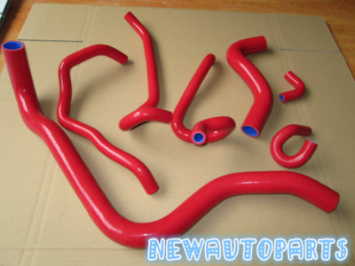 Red Silicone Radiator Hose Kit for HONDA ACCORD SIR-T CF4 F20B DOHC 1997-2000 99