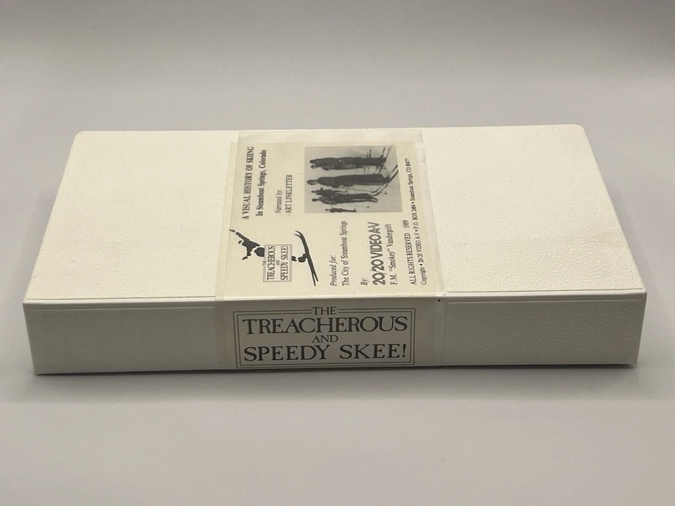 Rare The Treacherous And Speedy Skee VHS Steamboat Springs CO 1989 Mt Werner - Image 2 of 4