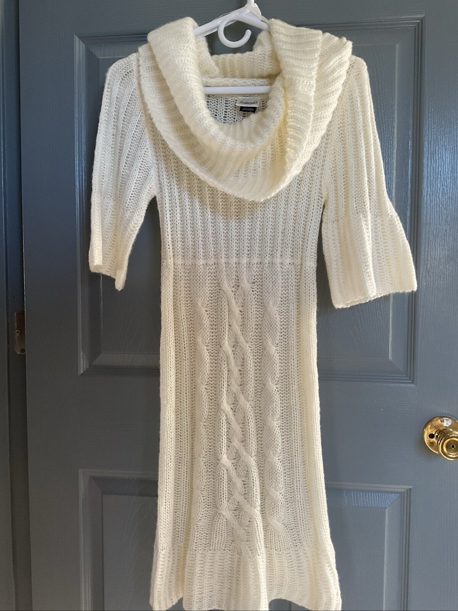 cream sweater dress womens CAICJ98 For Women Plus Size Sweater Dress for Women Ribbed Knit Fitted midi Fall Winter Bodycon Cowl Neck Dresses Beige,L stretchy fabric allows custom fit Dixon Sweater Dress | Cream