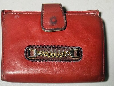 Vintage Princess Gardner Full Grain Cowhide Leather Bifold Button