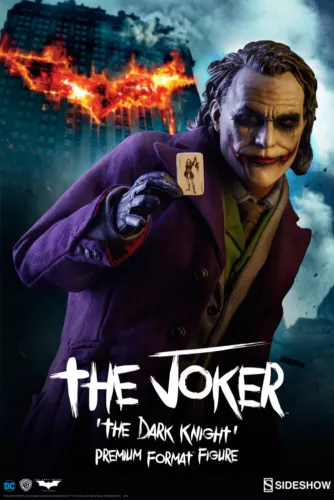 The Joker The Dark Knight Premium Format Figure by Sideshow 300251 DC Comics NEW
