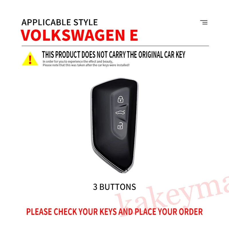 Funda protectora de aleación de zinc para VW Golf MK8 ID.3 Seat Ateca Foto 2 de 4