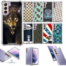 Case For Samsung Galaxy S21 /S21 5G Clear Bumper SET15 Slim Flexible