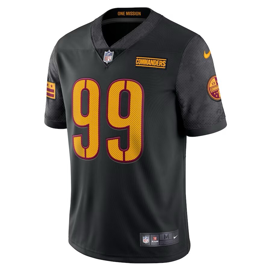 Nike Washington Commanders Jersey Men's Sm #99 Chase Young Black