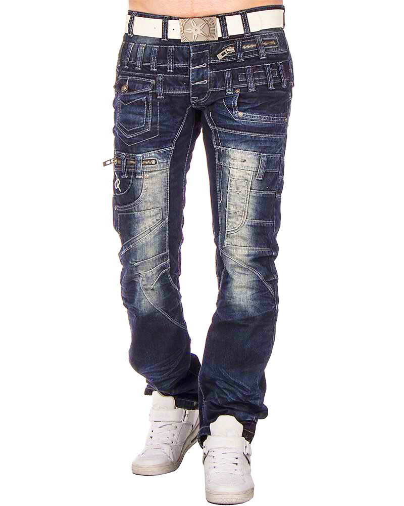 【2/3y】HELLO LUPO Jeans Blue denim km040pic1.jpg