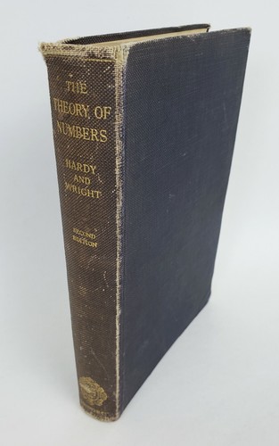 Hardy and Wright The Theory of Numbers 2nd Edition 1945 Oxford Press Hardcover - Bild 1 von 12