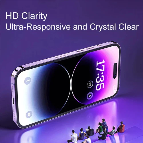 Siebdruck Staubfrei Raum Hartfolie, Glas Sichtschutz Hartfolie für iPhone - Bild 3 von 12