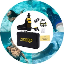 Reusable Mini Scuba Tank Within Breathing Capacity For 15-20 Minutes Underwater