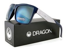 New Dragon SPACE Sunglasses  410 - Navy / Lumalens Smoke Petrol Ion Lens