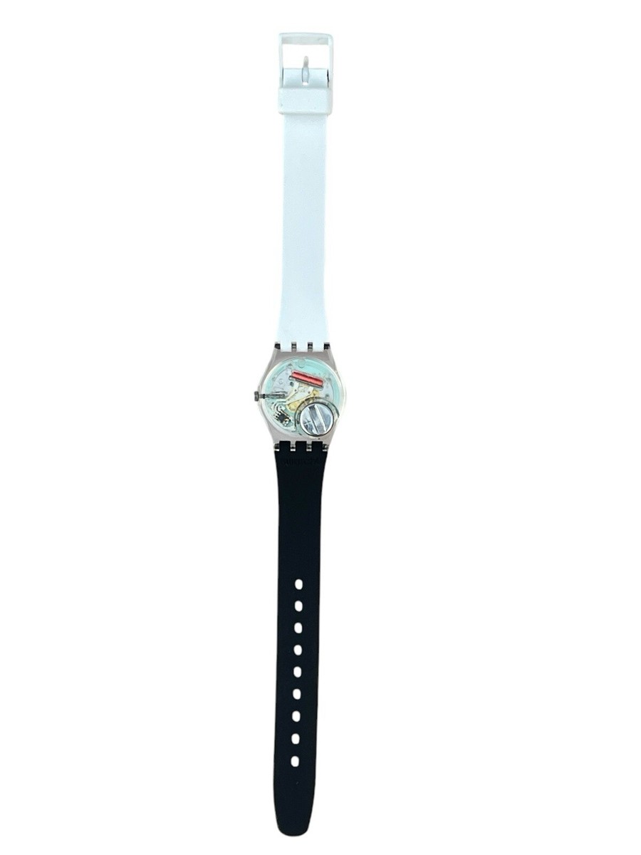 Swatch Watch LK370 Dot Around The ⏰ Black & White View 4