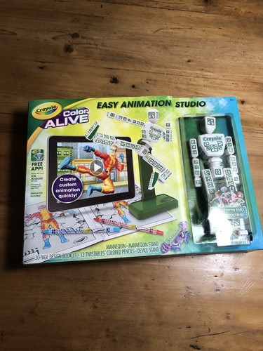Crayola Color Alive Easy Animation Studio w/Poseable Mannequin Create Animation | eBay Crayola Color Alive Easy Animation Studio w/Poseable Mannequin Create Animation | eBay