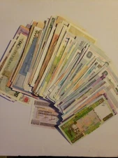 Mixed Lot of 20 Different Foreign PAPER MONEY BANKNOTES WORLD CURRENCY
