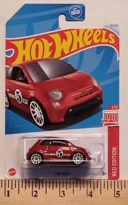 Hot Wheels 2024 Target Red Edition #2/12 FIAT 500e collector #22/250