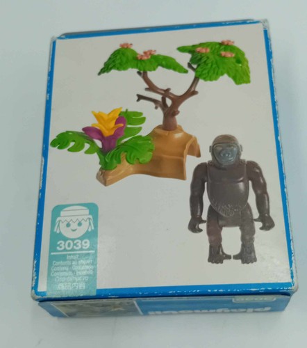 Playmobil 3039 Gorilla von 1999 Tierpark Affe Zoo NEU Verpackung beschädigt - Picture 6 of 7