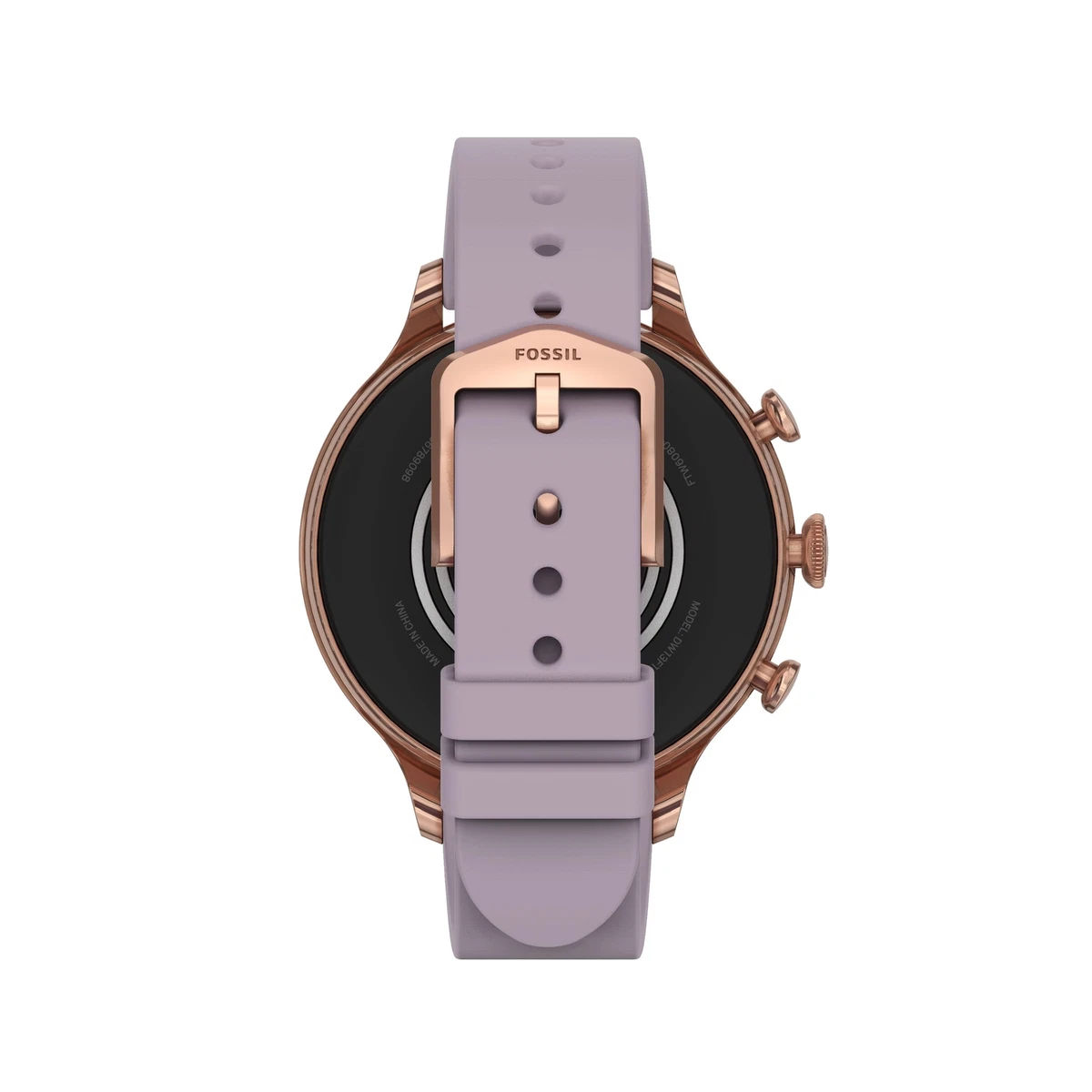 Smartwatch Femme FOSSIL FTW6080 Silicone Gold Rose Touchscreen GEN