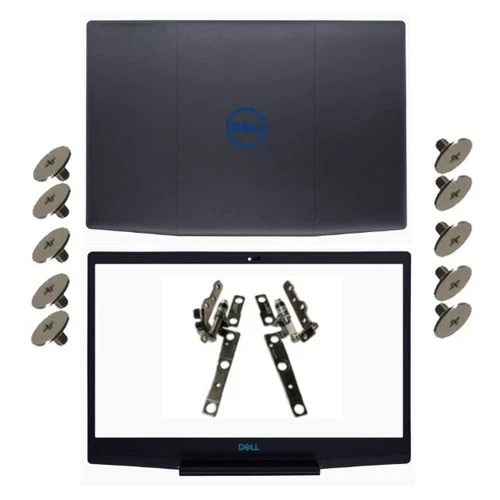 For Dell G3 15 3500 G3 15 3590 P89F LCD Back Cover 0747KP Front Bezel Hinge Blue