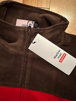 Supreme x Martine Rose Velour Track Jacket Brown Green Size Supreme x Martine Rose Velour Track Jacket Brown Green Size