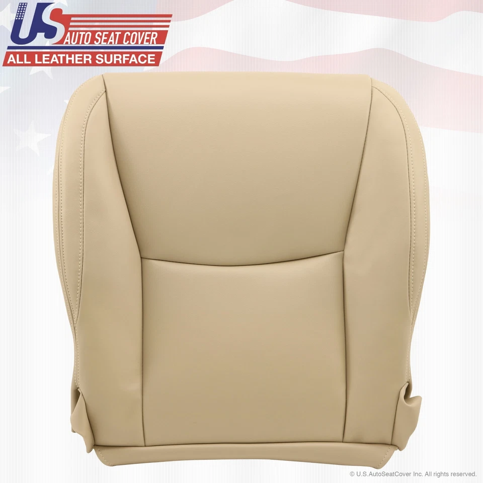 Se adapta a 2003-09 LEXUS GX470 LADO DEL CONDUCTOR INFERIOR CUERO FUNDA COJÍN REPUESTO BRONCEADO Foto 2 de 4