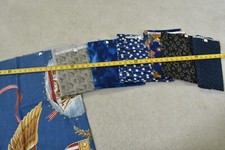 2 Yards  33" Long, Red White Blue Patriotic Quilt Cotton Bundle / Lot, T531