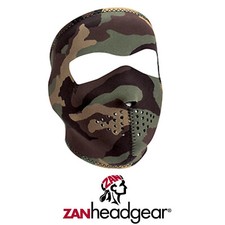 Zan Headgear Zan Neoprene Cold Weather Headgear Half Mask Camo NWT Full Face