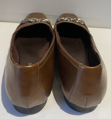 Hush Puppies Bali Size 8.5 Women's Brown Low Wedge Comfort Shoes Slip On Casual - Picture 6 of 10