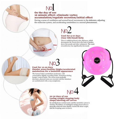Exercise Twist Waist Board Abdominal Exercise Equipment Disc for Balance Waist - Picture 12 of 15
