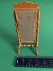 19thc German Gebruder Schneegas pressed/turned Wood Dollhouse STANDING MIRROR — photo 6
