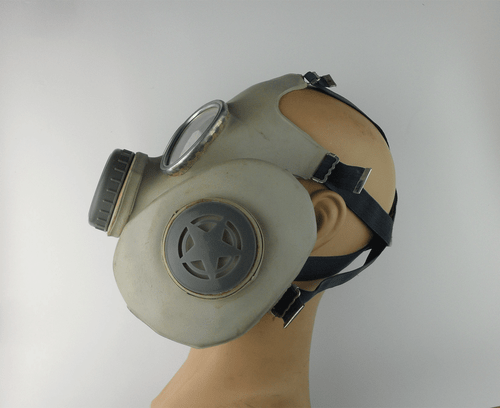 Maschera antigas originale Surplus cinese tipo 65 con custodia - Foto 3 di 6