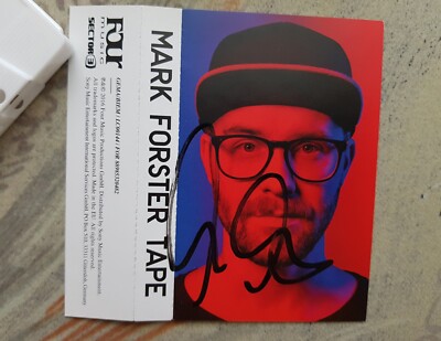 Mark Foster signiert Autogramm Tape Kassette 2016  Sammlung