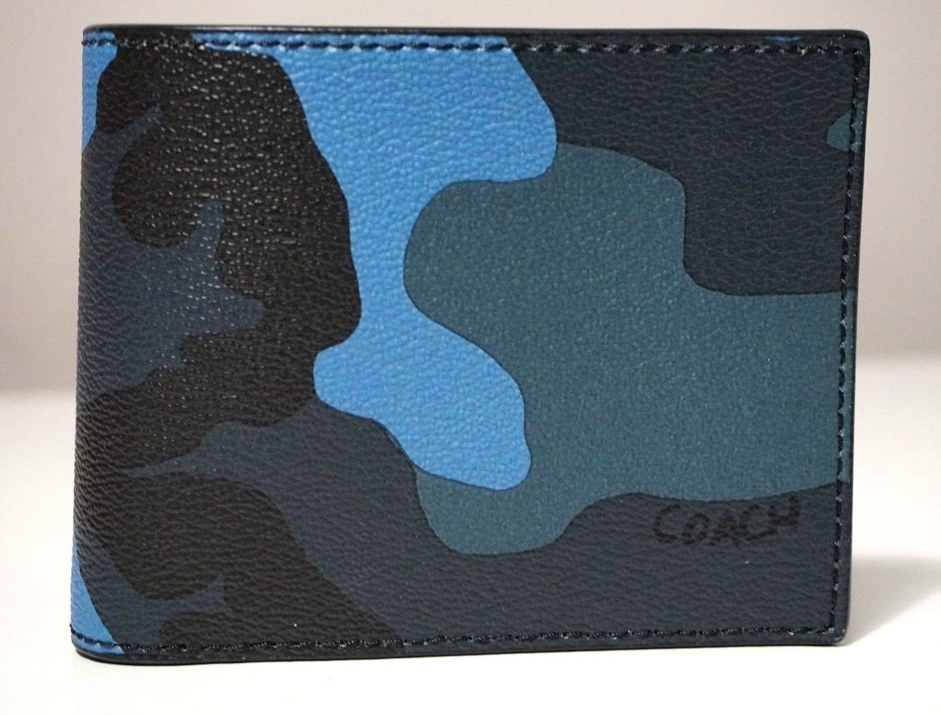 camouflage coach wallet