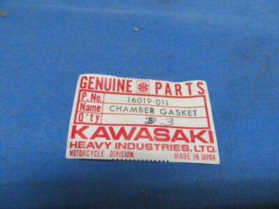 NOS Kawasaki # 16019-011Carb Float Bowl Gasket AR KV MT1