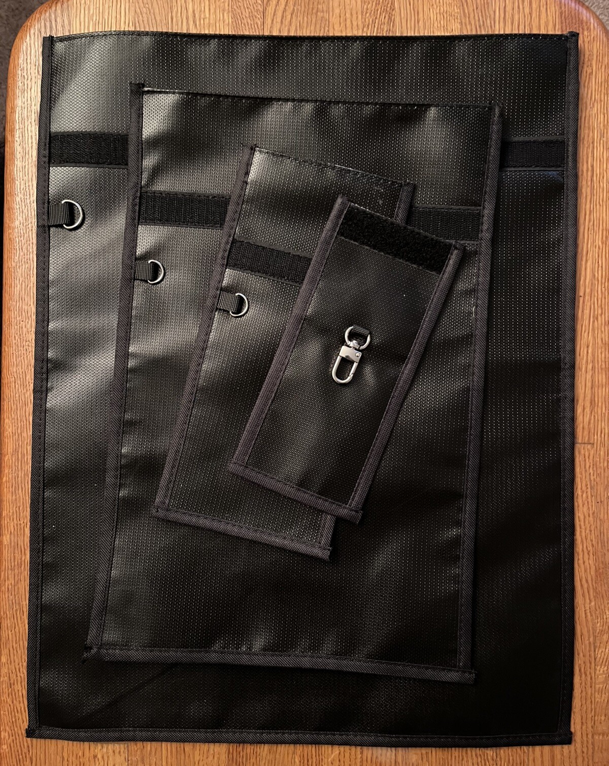 Set of 4 Fireproof Waterproof Faraday Anti-Theft Hacking Pouch Bags