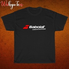 New Babolat Logo Black/Grey/Navy/White Size S-5XL Unisex T-Shirt