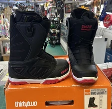 NOS ThirtyTwo Winter 2015/16 Woman’s Groomer FT Black Size Us9 Snowboard Boots