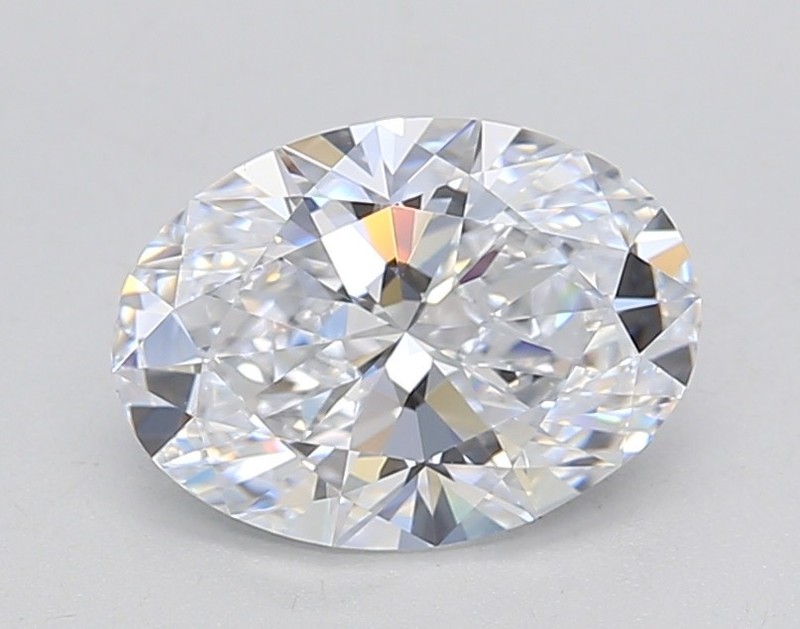 Lab Grown Loose Diamond 2.60 CT Oval D Color VVS2 Clarity IGI Certified Diamond