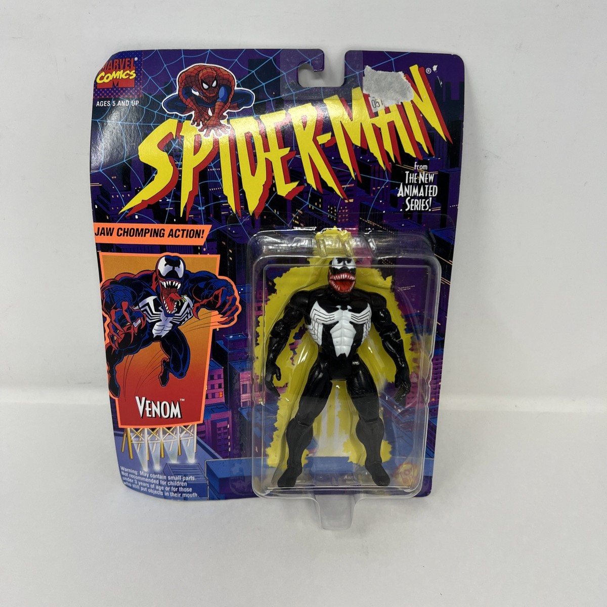 ToyBiz Marvel Spider-Man Venom Jaw Chomping Action Figure for sale