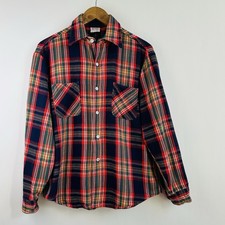 Vintage JC Penney Big Mac 100 Cotton Plaid Shirt M