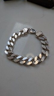 8" Mens Heavy Miami Cuban 12mm Link Chain Bracelet Hallmarked Silver .925 55.5g