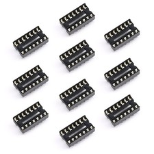 10PCS 14 Pin DIP14 Sockets Adaptor Solder Type IC Connector USA
