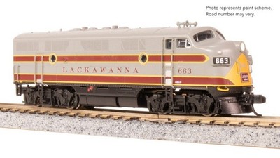 Broadway Limited N Scale F3 A-Unit DLW #663 DCC Sound Paragon4 Diesel New - 9207